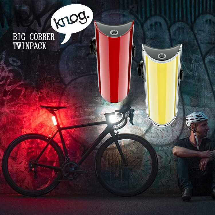 楽天市場】Knog ノグ BIG COBBER ツインパック 前後セット 330度広角