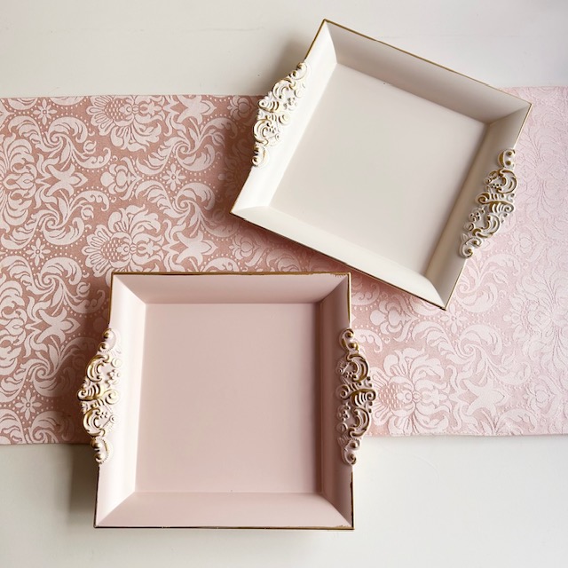 楽天市場】白 アンティーク調（お盆・トレー｜配膳用品・キッチン