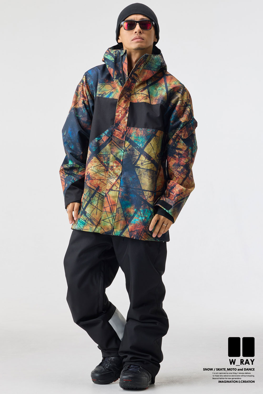 楽天市場】ダブル ファスナー（カラーブラック）（スノーボード用