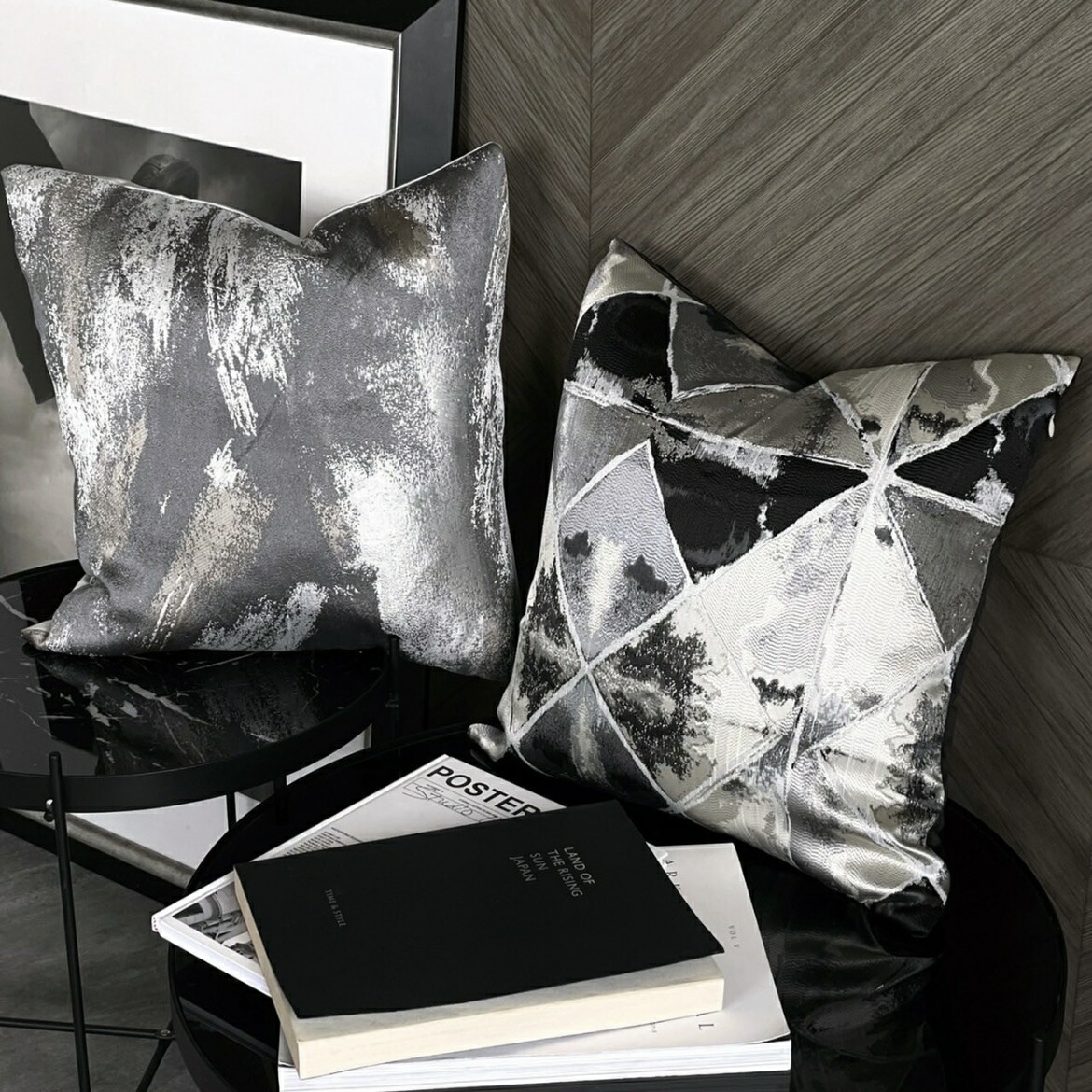 楽天市場】【サテンジャガードクッションカバー】モダン ホテルライク