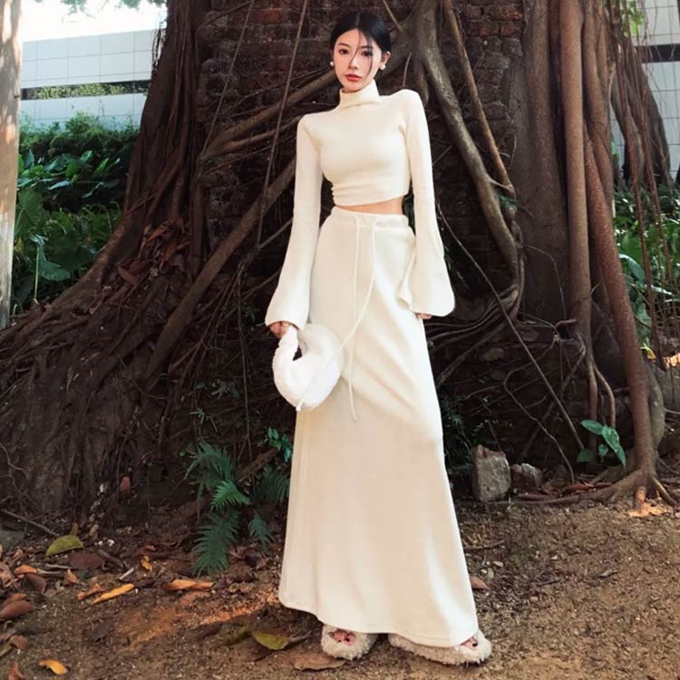 楽天市場】セットアップ レディース カジュアル 秋冬 ハイネック T