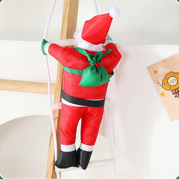 楽天市場】サンタはしご クリスマスツリー飾り サンタクロース 壁飾り