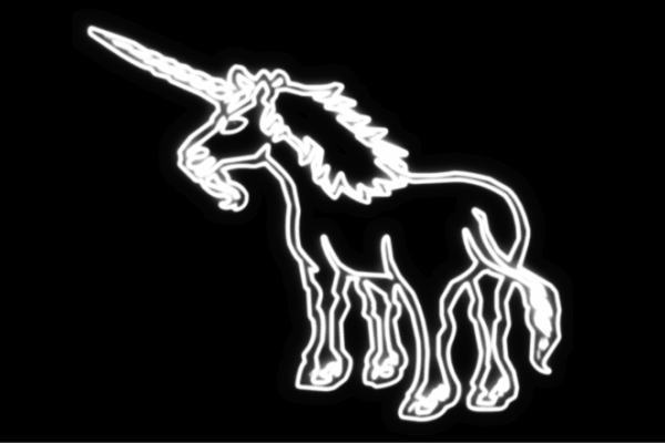 楽天市場】ネオン ユニコーンゆにこーん 馬 うま ウマ アニマル 動物