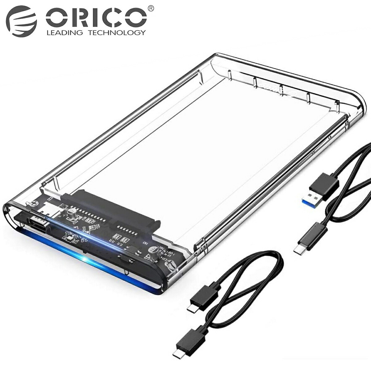 楽天市場】ORICO 2139C3-G2 USB Type-C 2.5インチ HDD SSD ケース 透明