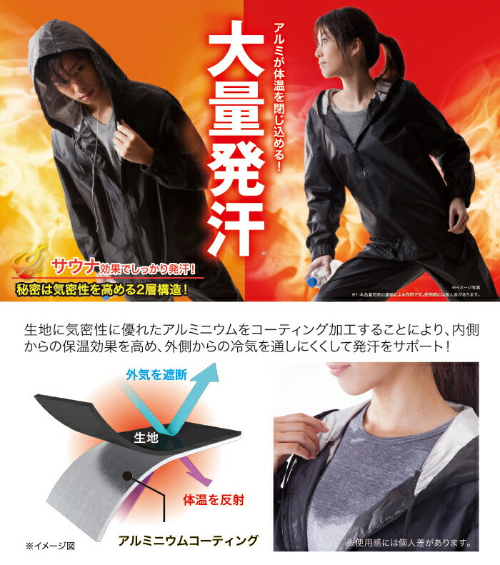楽天市場】【楽天スーパーSALE】サウナスーツ【シェイプエクササウナ