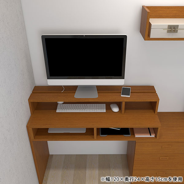 楽天市場】モニター台 白 机上ラック モニタースタンド PCラック 卓上