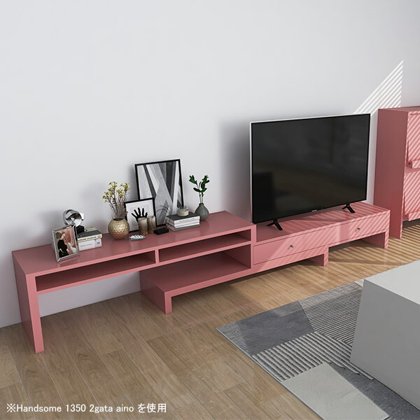 楽天市場】テレビ台 伸縮 おしゃれ リビングボード 完成品 コーナー 40