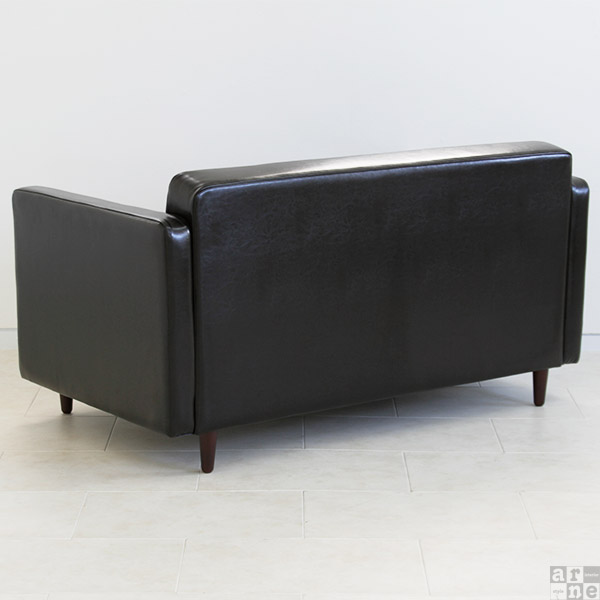 楽天市場】ソファー ソファ 2人掛け レザー 合皮 黒 白 ホワイト 2人