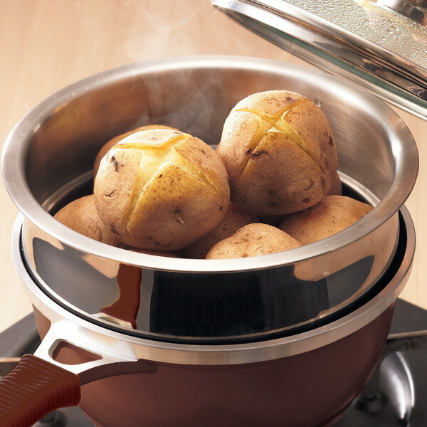 楽天市場】蒸し器 スチーマー ダブルパン Lサイズ専用 スチーム 蒸し