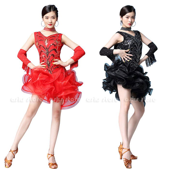 楽天市場】ラテンダンス衣装 レディース ダンスウェア 3点セット