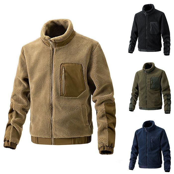 楽天市場】フリースジャケット メンズ ボアジャケット 全4色 フリース