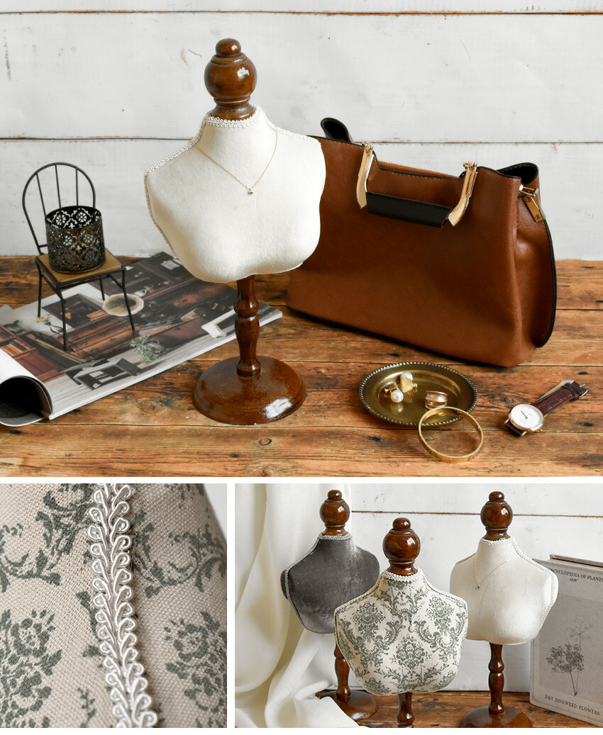 楽天市場】ミニトルソー（ハーフ） アクセサリートルソー アクセサリー