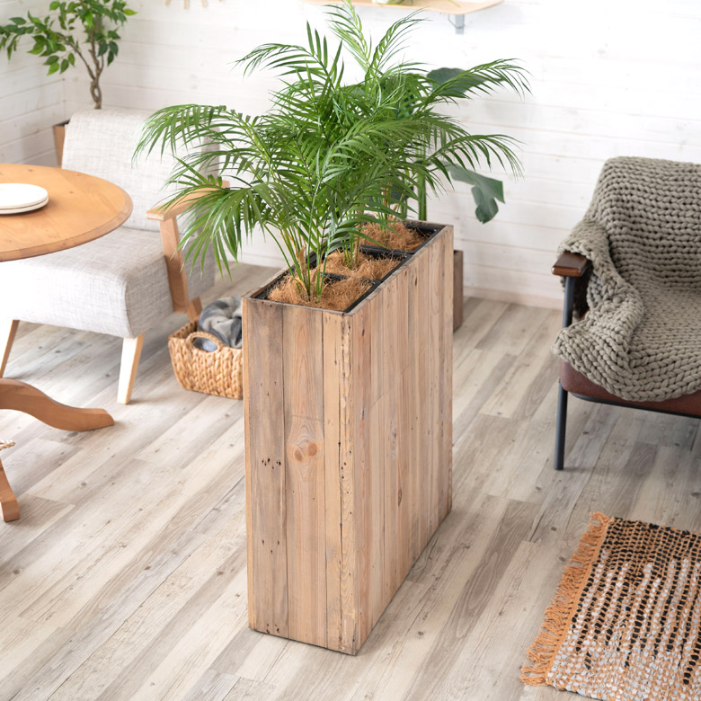 楽天市場】プランターカバー ウッドプランターボックス ウッド