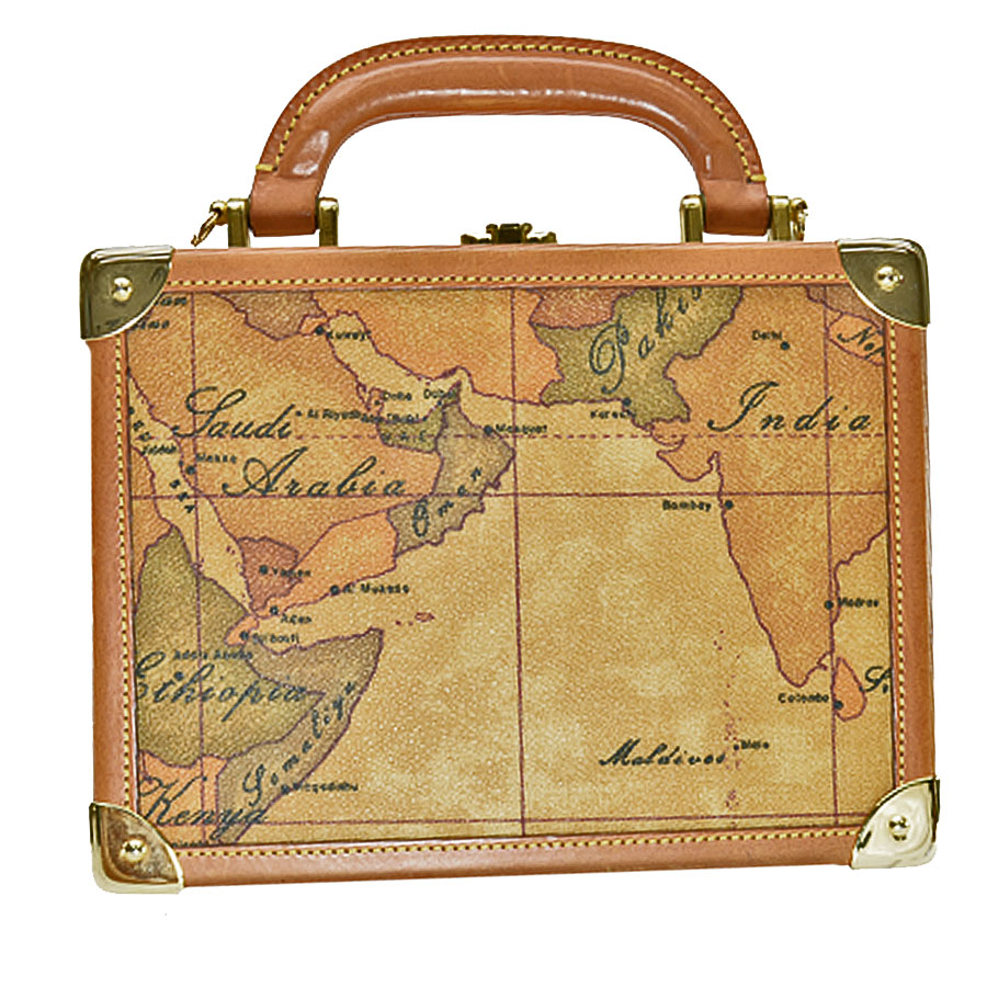 楽天市場】プリマクラッセ PRIMA CLASSE バッグ 地図柄 ライトブラウン