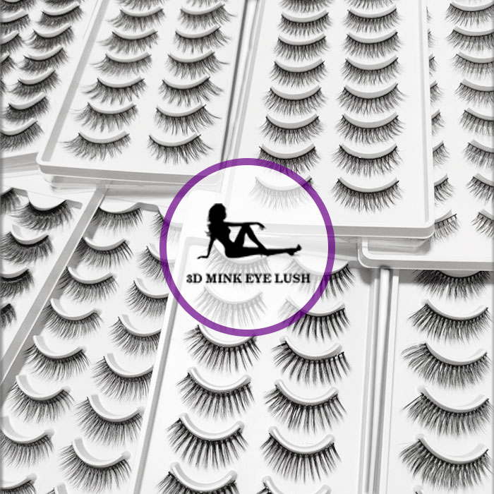 楽天市場】10組セット ミンク つけまつげ つけま MINK 3D HAIR