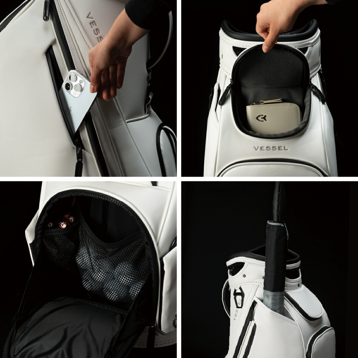 楽天市場】【ネームプレート刻印無料】 ベゼル ゴルフキャディバッグ