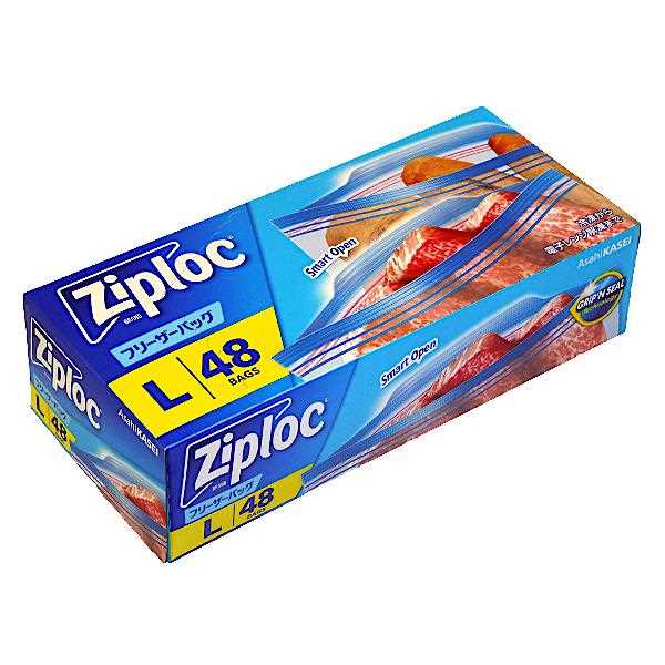 楽天市場】ジップロック フリーザーバッグ Lサイズ 48枚入 : 100円雑貨