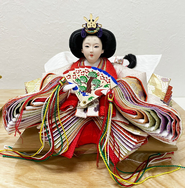 楽天市場】雛人形 平安関光作 白鳳刺繍 親王飾り【G24120】お雛様 平