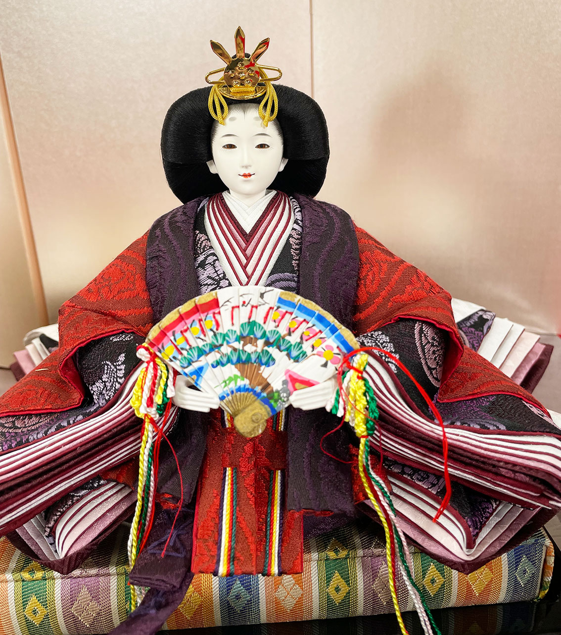 楽天市場】雛人形 雅舞 【193048】親王飾り 正絹泥染 人形工房道翠