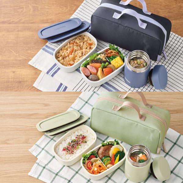 楽天市場】サーモス 真空断熱スープランチセット JEH-800 グレー