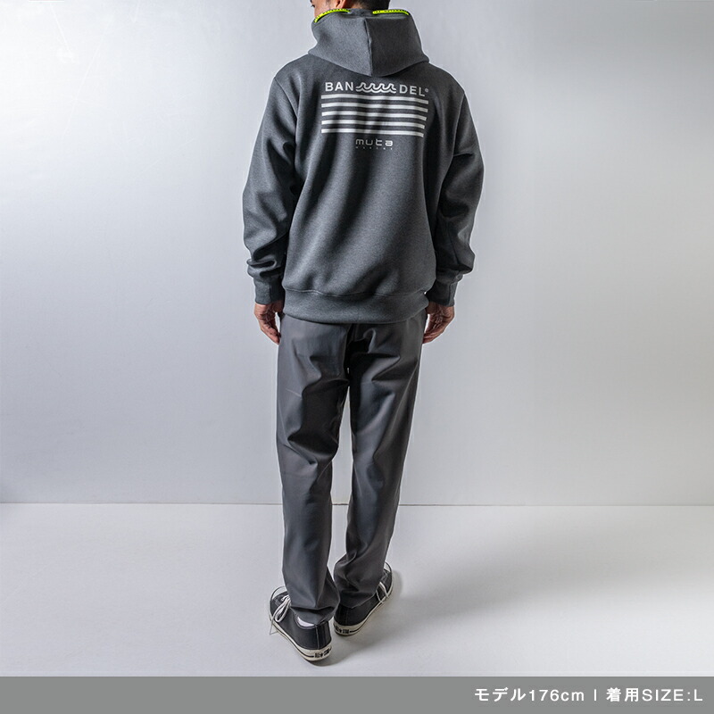 楽天市場】BANDEL×muta Limited Hoodie バンデル ムータ パーカー