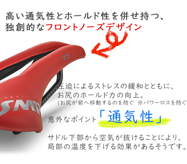 楽天市場】サドル 自転車 SELLE SMP VT20 穴あきサドル お尻痛くない