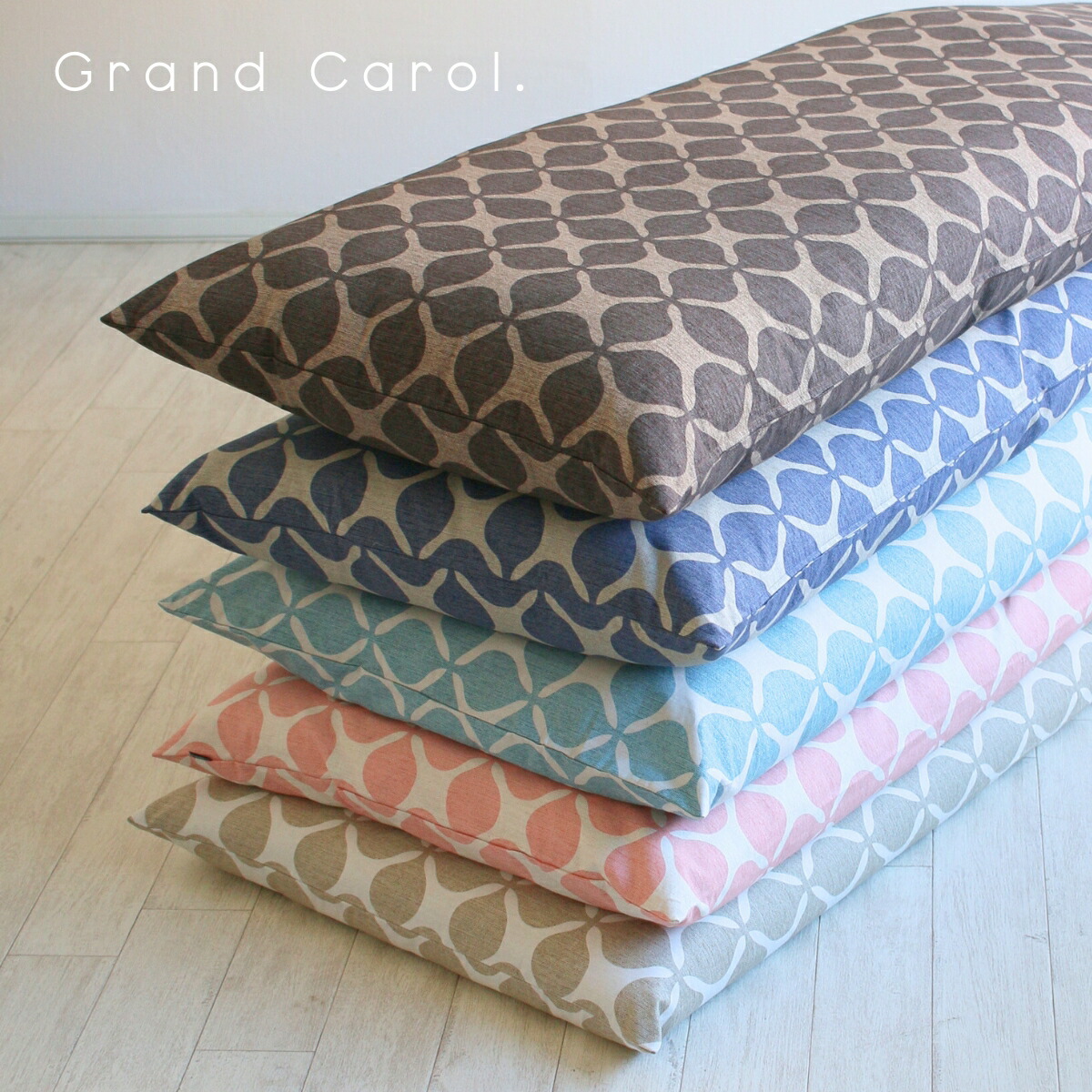 楽天市場】長座布団カバー 68×120 日本製 綿100% オックスプリント