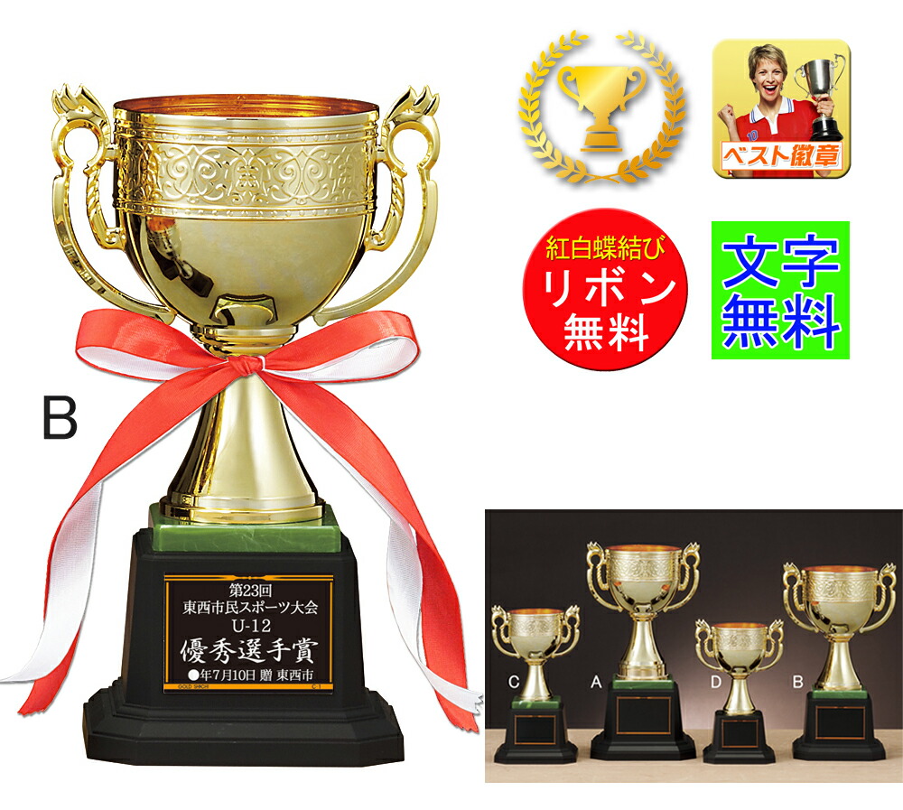 楽天市場】優勝カップ 文字無料 高さ240mm 樹脂製 デザイン優勝カップ