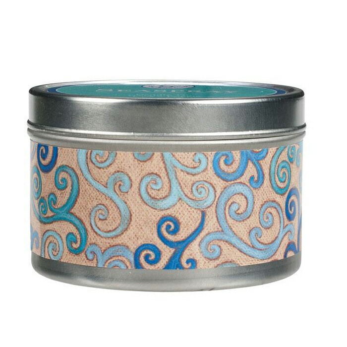 楽天市場】グリーンリーフ アロマ キャンドル ティン 缶入り