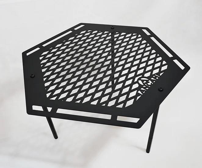 楽天市場】テーブル メタヘキテL Ver2 +10cm脚追加 グリーン