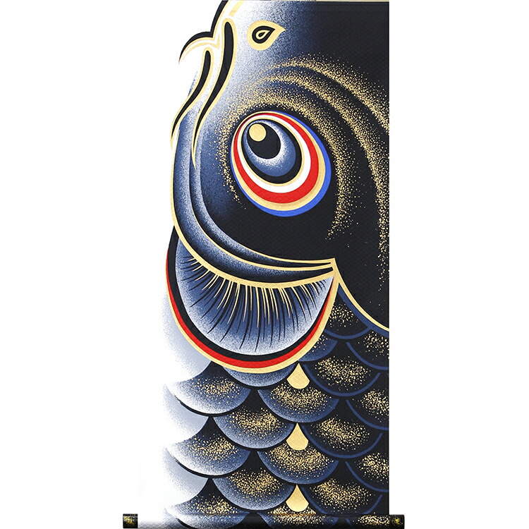 楽天市場】【掛軸】 金彩昇鯉 鯉のぼり軸 【A4022】【メーカー直送品