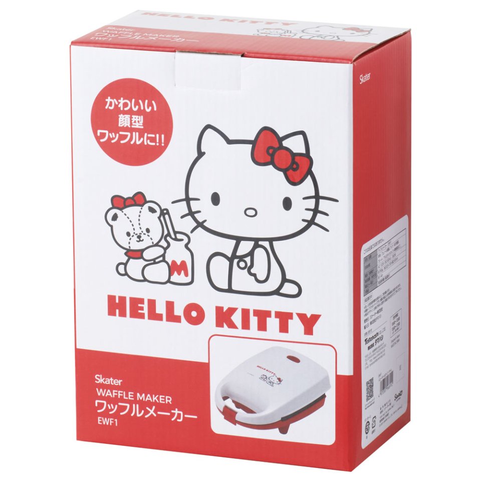 楽天市場】【ワッフルメーカー ハローキティ】キティ型 ワッフル 家電