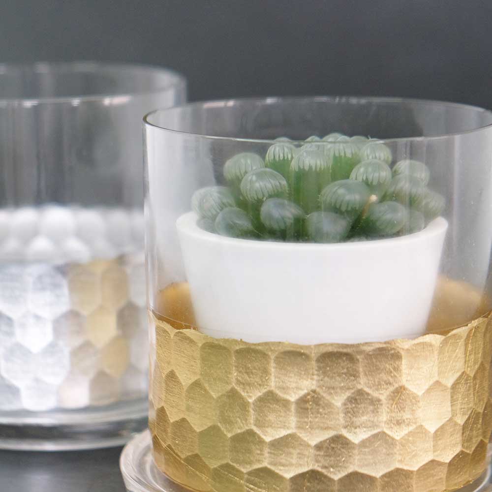 楽天市場】植木鉢 おしゃれ GOLD and SILVER CYLINDER 鉢 受皿付