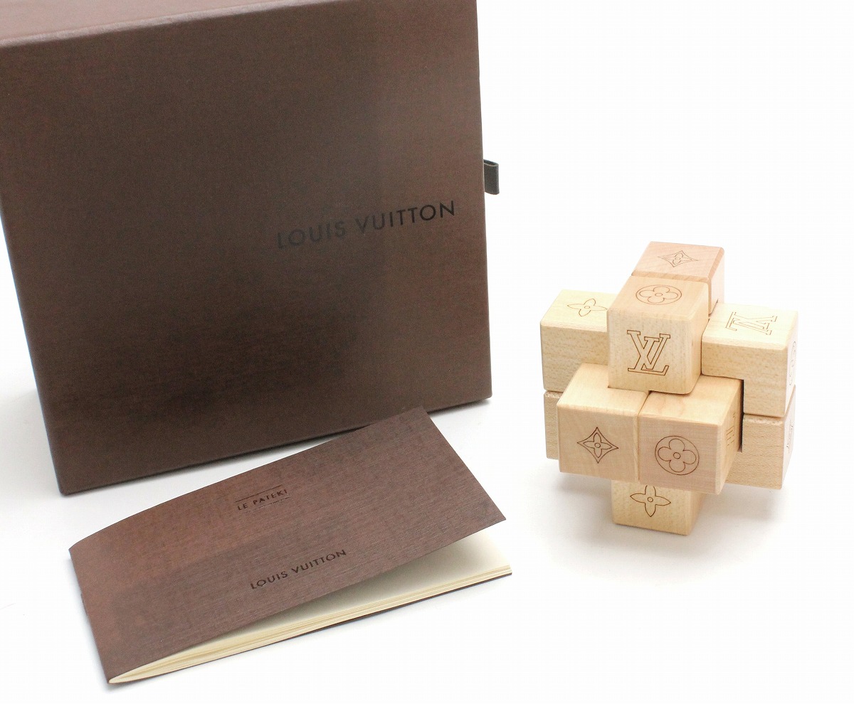 楽天市場】【未使用品】LOUIS VUITTON ルイ ヴィトン パテキ 積み木