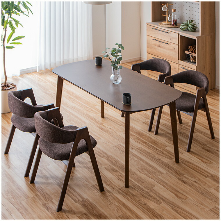 楽天市場】ダイニングテーブルセット 4人掛け 5点セット おしゃれ 楕円