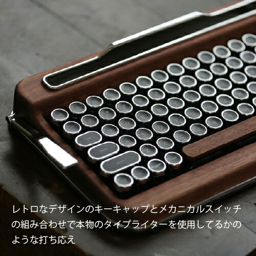 楽天市場】 タイプライター風 ワイヤレス キーボード PENNA Bluetooth