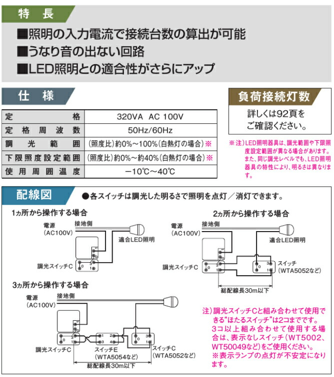 楽天市場】パナソニック WTA57583WK アドバンスシリーズ【LED】埋込逆