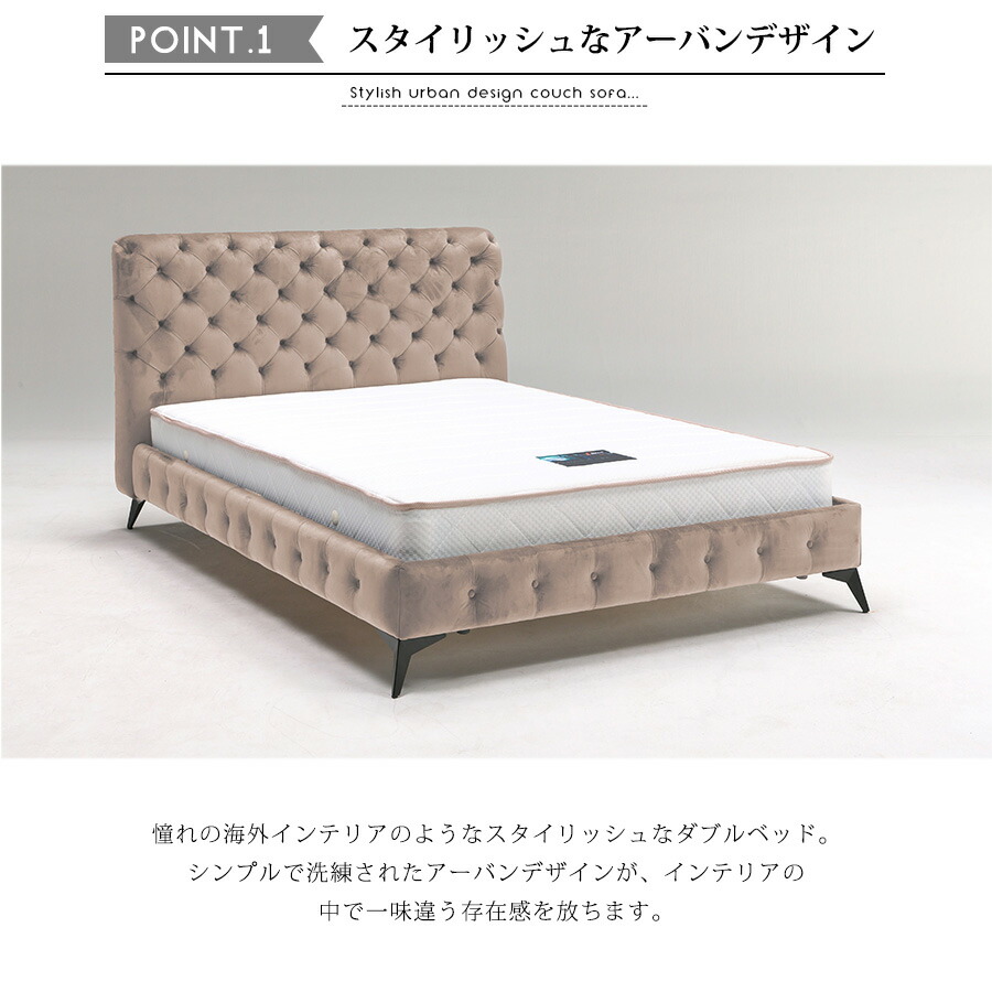 楽天市場】【SS限定!ポイント10倍】ベット ダブル フレーム 北欧