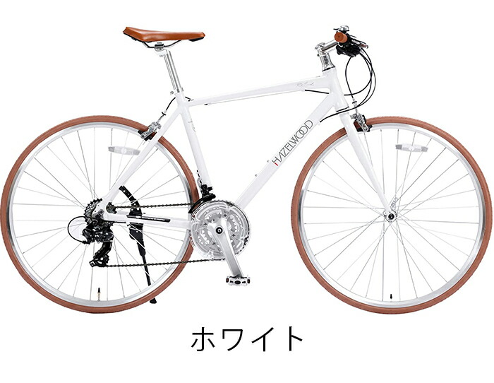 楽天市場】クロスバイク 700c 21段変速 アルミ フレーム A-36 シマノ製