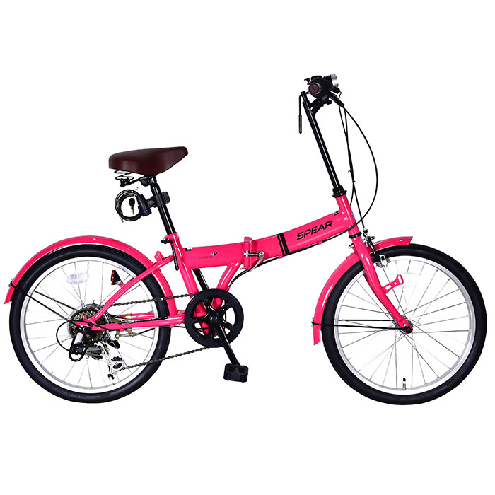 楽天市場】折りたたみ自転車 折り畳み自転車 20インチ カギ ライト