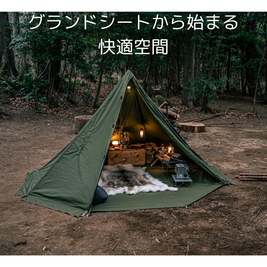 楽天市場】【CAMPLUS】ミリタリーグランドシート ポーランド軍幕用