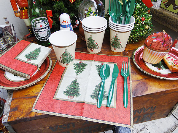 楽天市場】クリスマス ペーパーナプキン 16枚入り （クリスマスツリー