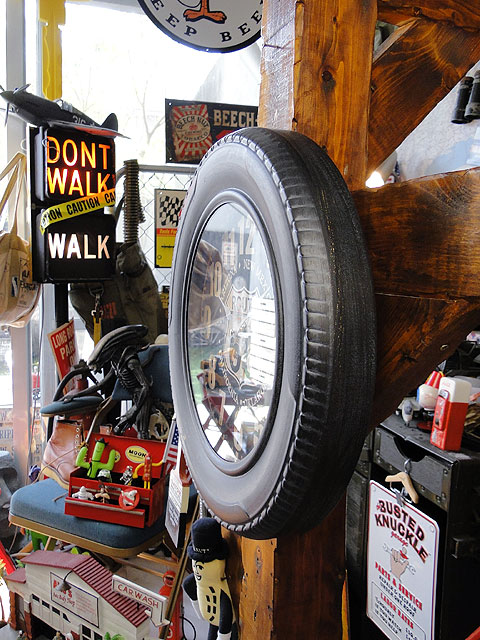 楽天市場】ルート66 タイヤクロック アメリカン雑貨 アメリカ雑貨