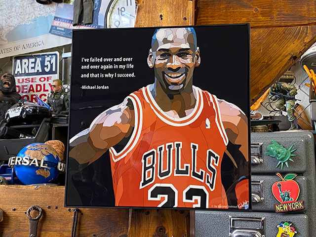 楽天市場】マイケル・ジョーダン ポップアートフレーム #509