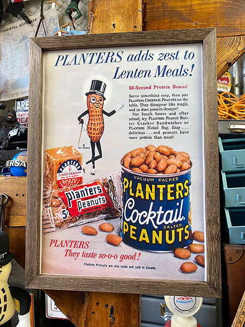 楽天市場】ポスターフレーム （ミスターピーナッツ/TASTE SO-O-O GOOD