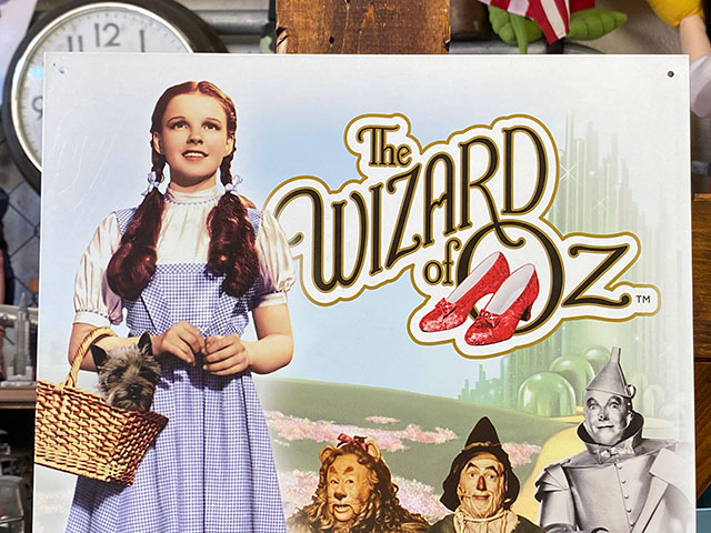 楽天市場】オズの魔法使い ブリキ看板 （ドロシーとトト） アメリカン