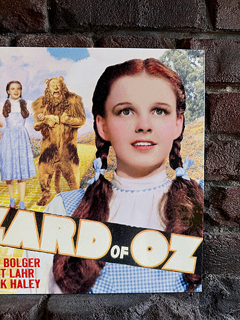 楽天市場】映画 オズの魔法使い ブリキ看板 （黄色いレンガの道