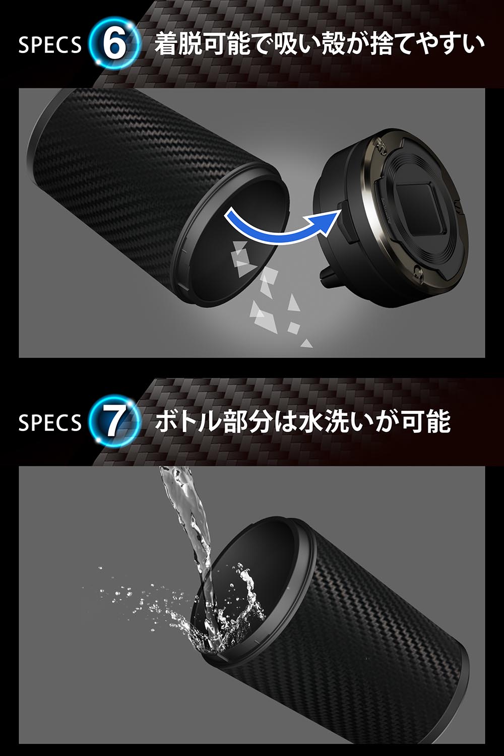 楽天市場】灰皿 車 フタ付 DZ287 水洗いできる 灰皿 スポーツ