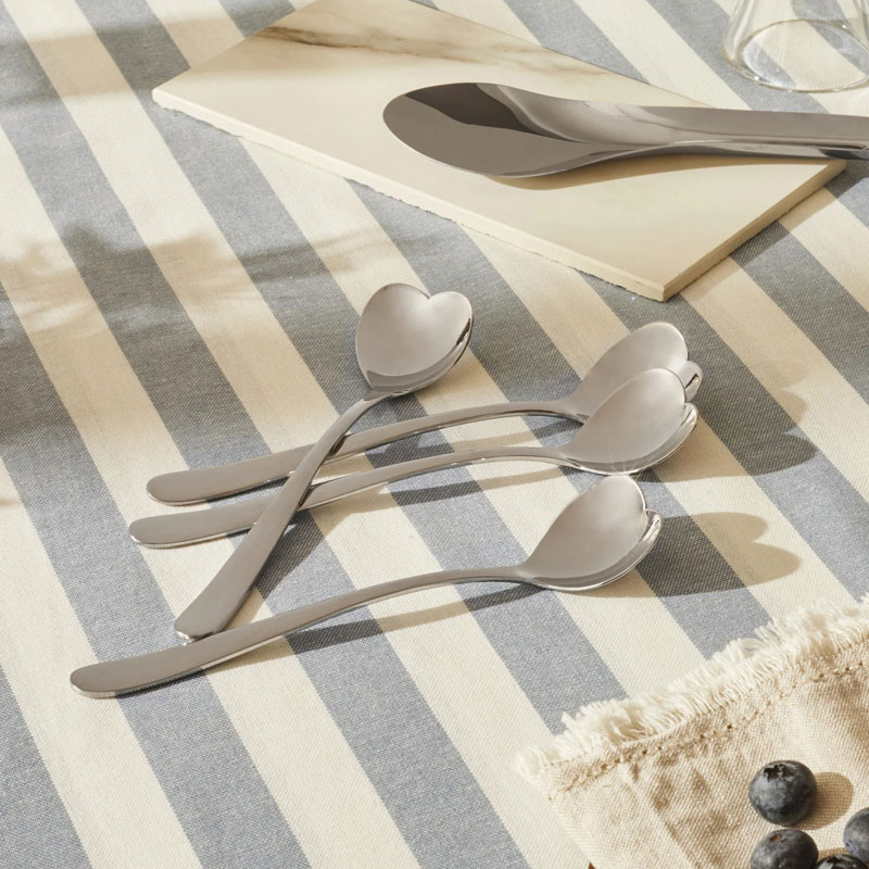 楽天市場】アレッシィ ハート型 アイスクリームスプーン 1本 シルバー