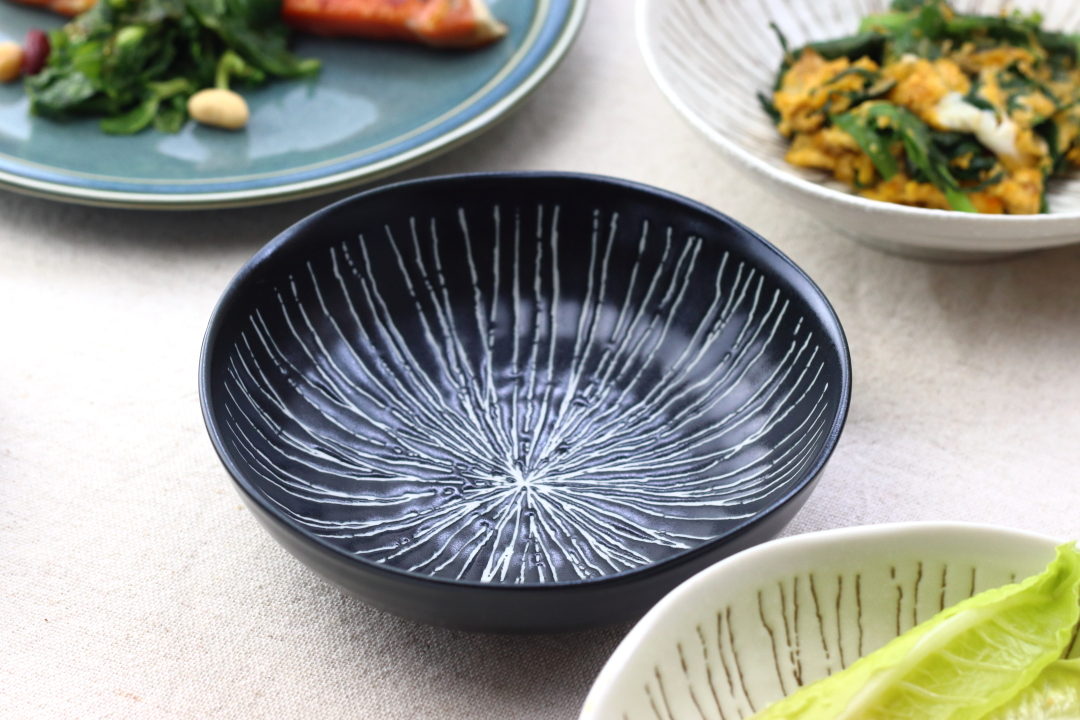 楽天市場】彫十草 4.5寸中鉢 15cm 日本製 美濃焼 45鉢 中鉢 中皿